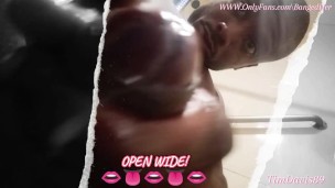 Firehose 9″ Uncut BBC Ebony Teen Busting A Fat Nut 3-D+POV🔥🫣