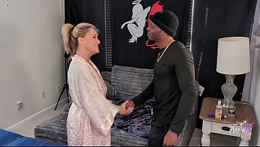 Housewife gets Vaginal Massage with large Black Club